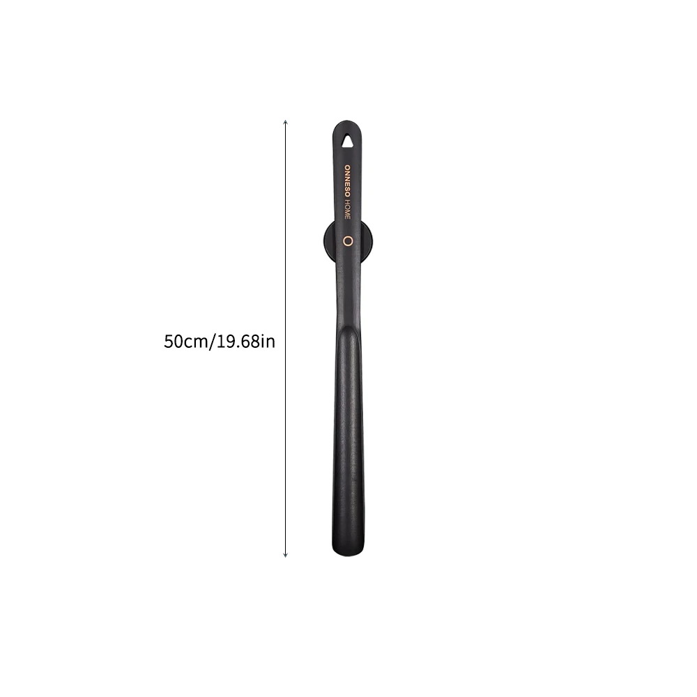 50/75cm, Siyah Lake Uzun Kayın Ağacı Ayakkabı Çekeceği, Manyetik Saplı, Botlar için Yardımcı Alet, Yaşlılar, Erkekler ve Kadınlar için