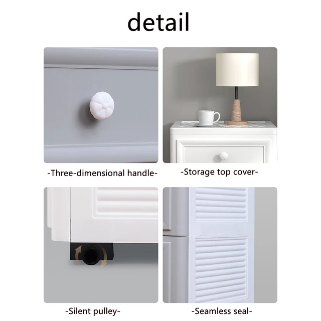 15/18 Cm -Es Európai Rés -Tárolószekrény Fiók Típusú Konyha Keskeny Rack Fürdőszoba Tároló Szekrény Doboz Felépítés Barkácsolás - Image 6