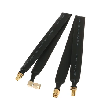 สายโคแอกเชียล RF แบบแบน 25 ซม. สำหรับทะลุผ่านหน้าต่าง/ประตู หัวต่อ RP-SMA ตัวผู้ เป็นสายต่อขยาย SMA สำหรับเสาอากาศ อะแดปเตอร์ สายไฟ ขั้วต่อ 1