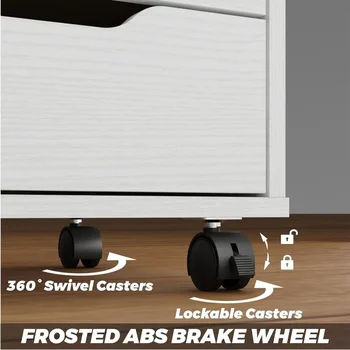 5-Drawer Chest With 1 Door Dresser for Bed Room Furniture Office Organization and Storage Chest of Drawers in the Bedroom Vanity 6