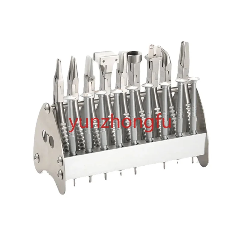 

Glasses repair pliers screwdriver with tool holder set