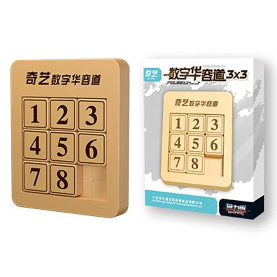 

Qiyi 3x3x3 Magic Cube Number Sliding Game 3x3 Cube Puzzle Toys for Family Playing Wooden Number Sliding Puzzle Toys for Children