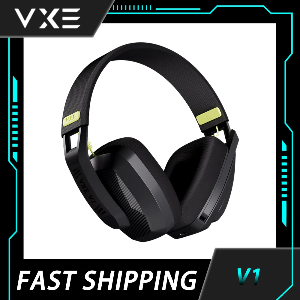 

Vgn Vxe Siren V1 Dual Mode Headphone Wireless Bluetooth Headset Long Battery Life Noise Reduction Accessory For Computer Pc Gift