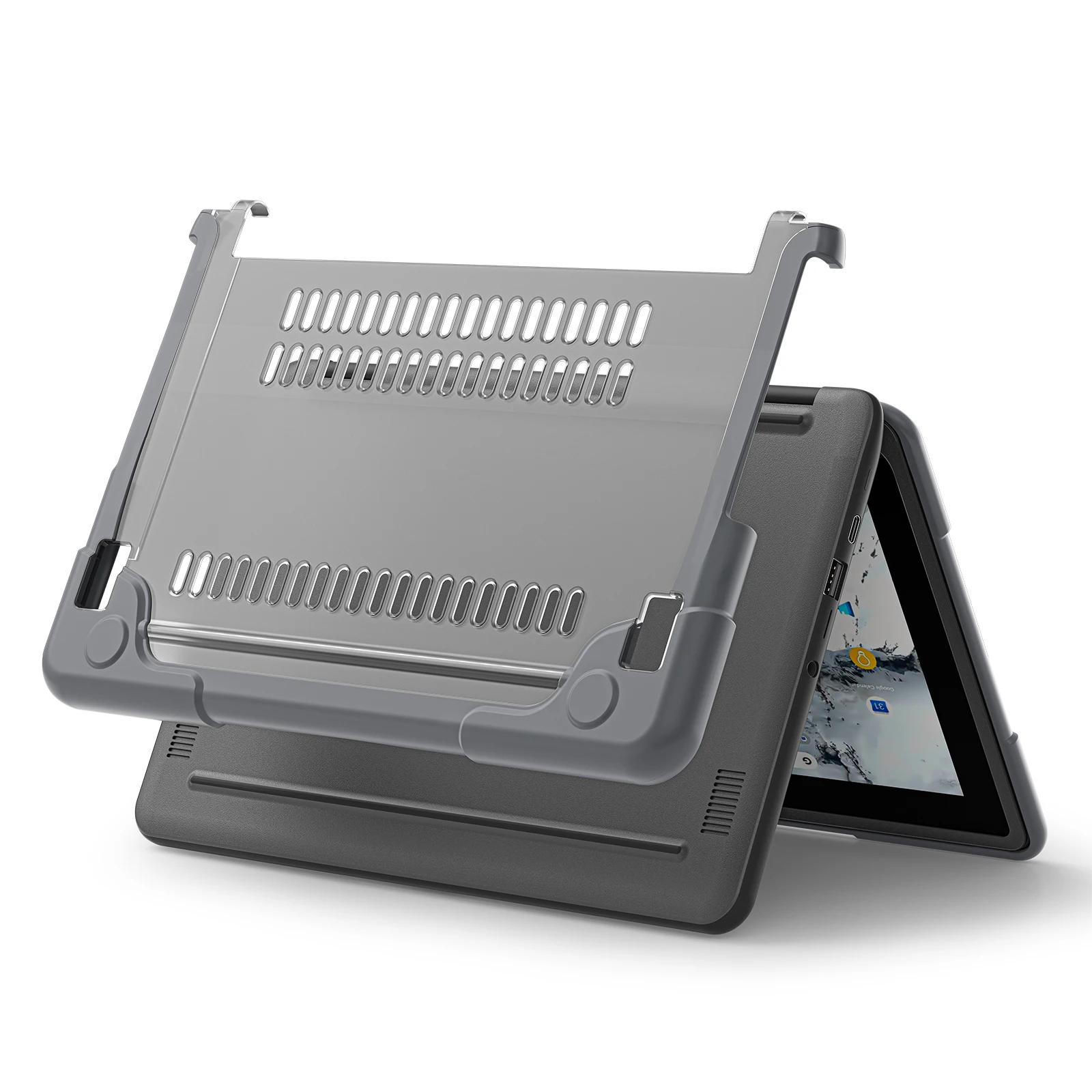 Estojo para Dell Chromebook Proteção Completa do Corpo pc à Prova de Choque e Tpu Modelo 3100 3110 11.6 em 1 - Imagem 2
