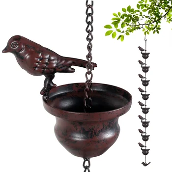 Creative Birds Iron Rain Chain – 7.87ft 1