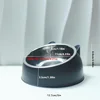 1pc Elevated Stainless Steel Cat Bowl, Inclined Food & Water Dish with Cute Ear Stand, Neck Protection Design for Cats 2
