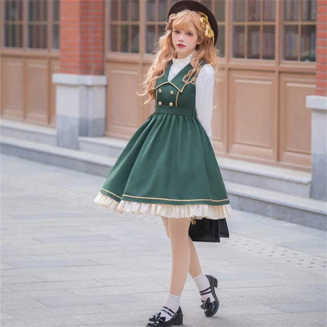 Kawaii Pink Sweet Cat Claw Style Lolita Set Loli Jsk Cape Spring Summer  Cute Girls Fashion Japanese Sexy Tea Party Outfit - AliExpress