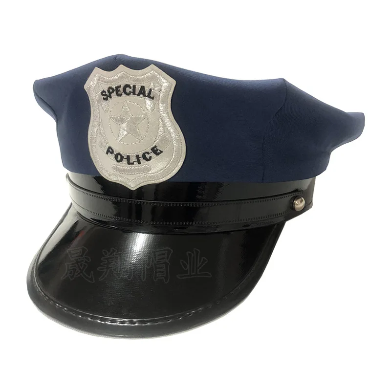 Baseball Caps for Men Women Teens Boys Girls Police Cop Hat Policeman Cosplay Halloween Party Performance Y2k Hats Free Shipping 1