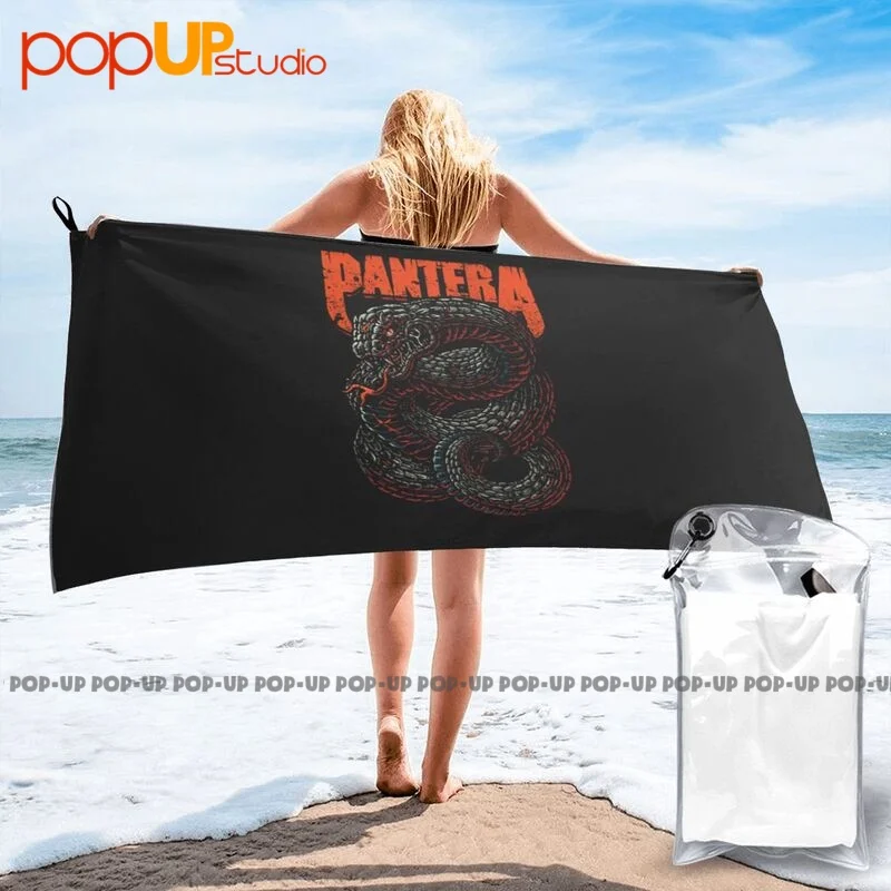 Pantera Venomous Metal Band Quick Dry Towel Large Swimming Bath Towel Sports Towel