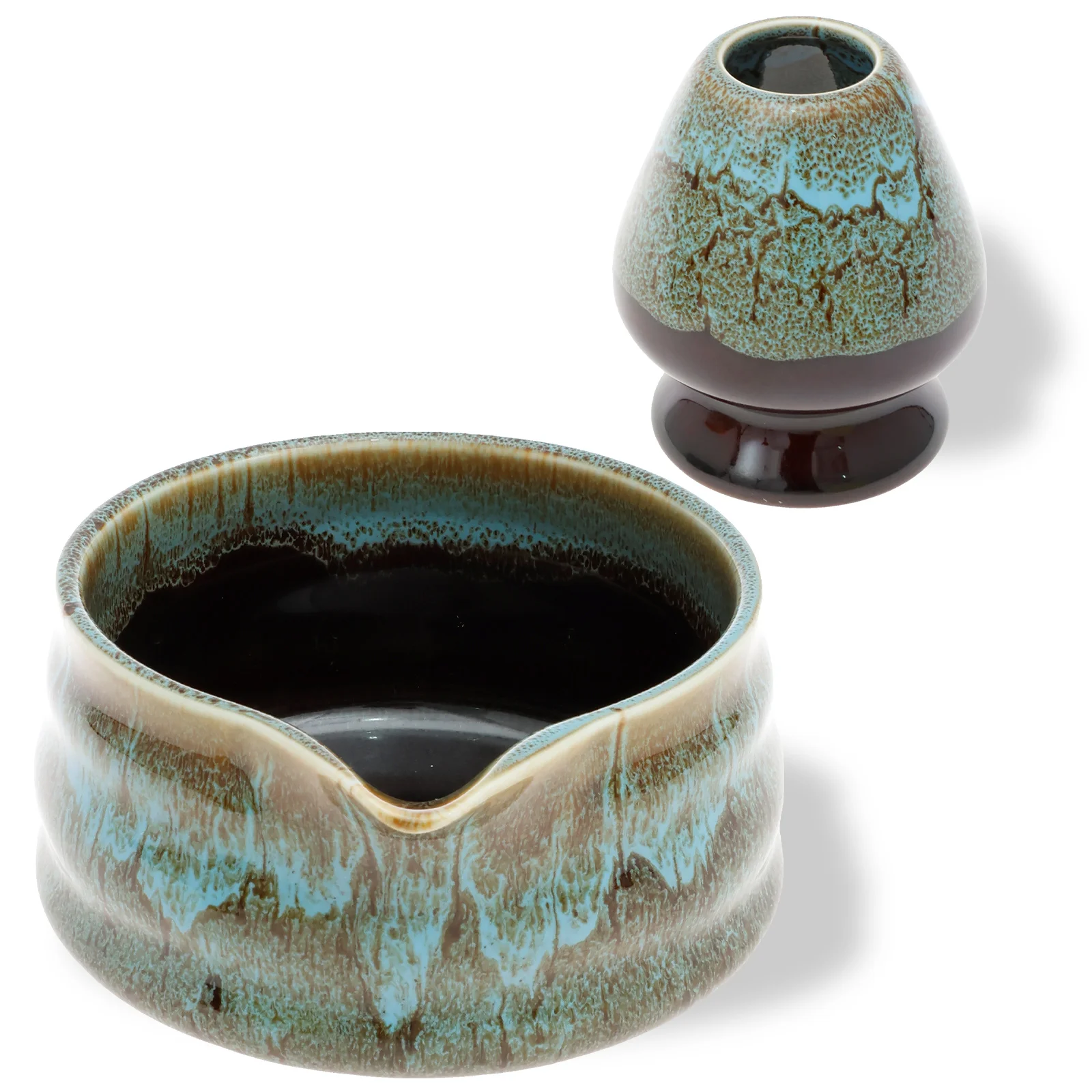 يوانزهان وعاء ماتشا سيراميك طقم شاي ياباني