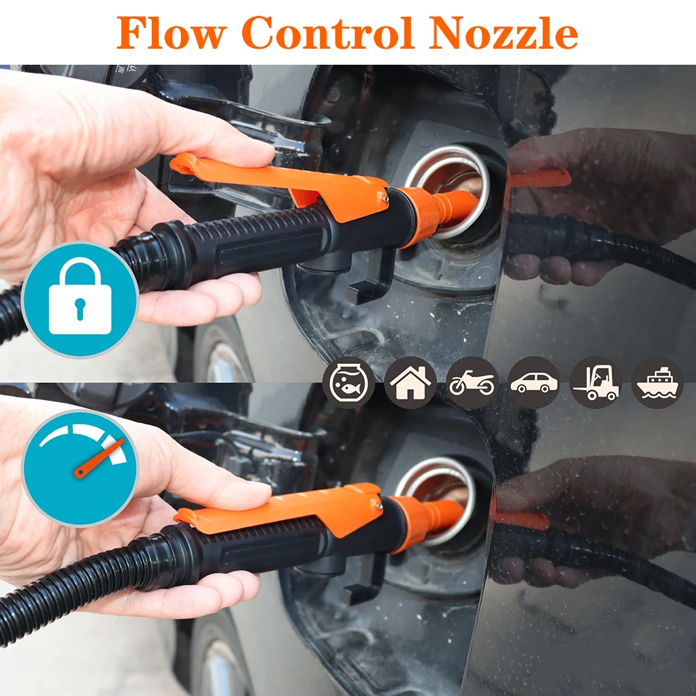 Electric Automatic For SUV Truck RV Boat Car Gas Oil Pump Fuel Tank Tools Portable Water And Oil Absorption Vacuum Pumps