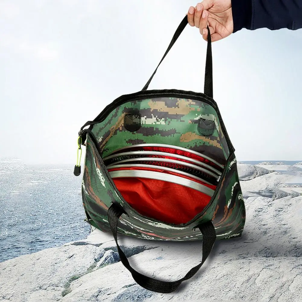 3 Sizes Portable Folding Fishing Bag EVA Foldable Bucket Durable Outdoor Fishing Water Tank Fish Wear Bucket Fish Care Gear Bag - Image 4