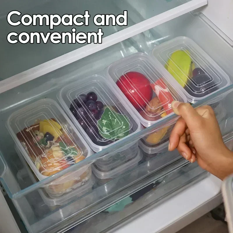 Refrigerator Storage Box Fridge Organizer Vegetable Fruit Fresh Food Crisper Box Freeze Meat Storage Container Kitchen Organizer 6