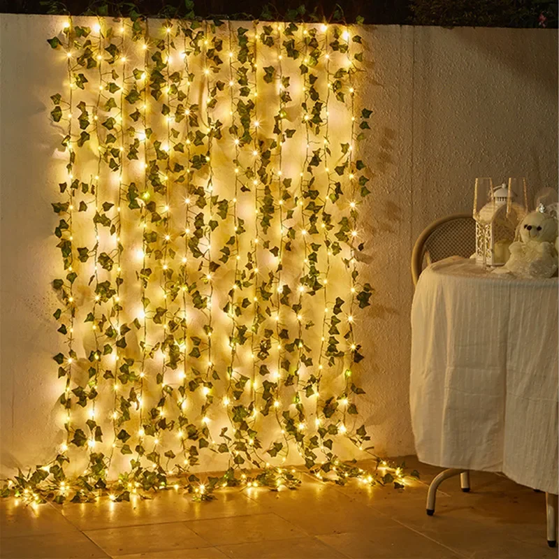 Green Leaf String Lights 2