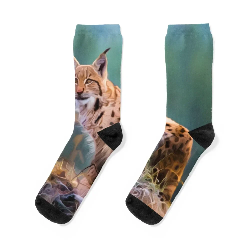

Bobcat Socks Stockings man aesthetic gifts Male Socks Women's