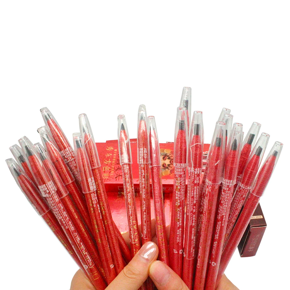 12PCS/Set Eyebrow Pencil Tattoo Waterproof Eye Brow Pencil Tint Cosmetics Makeup Long Lasting 6 Colors Eyebrow Tattoo Pen 6