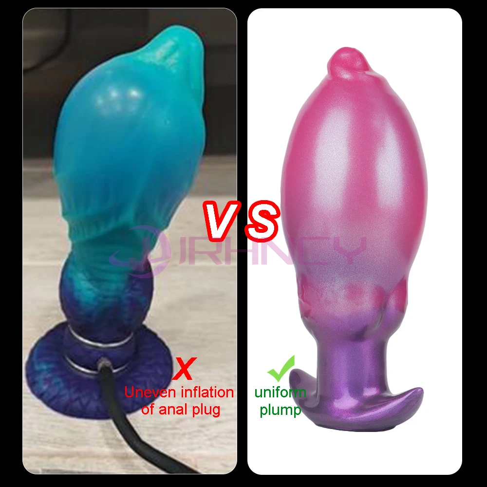 Inflatable Silicone Anal Butt Plug For Prostate And G-spot Massage_voghion.com