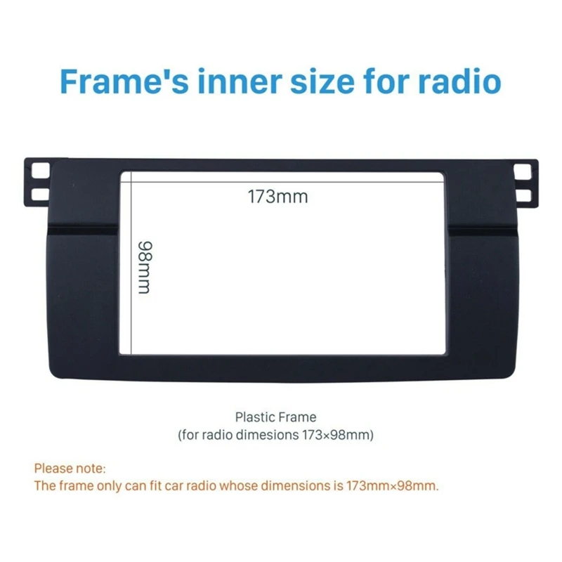BMW 3 ø E46 1998-2005 2Din   DVD ׺̼ г  Car Fascias Stereo Radio Pane