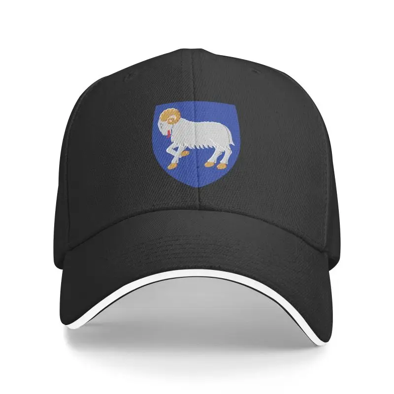 

Personalized Coat Of Arms Of The Faroe Islands Baseball Cap Women Men Breathable Dad Hat Sports