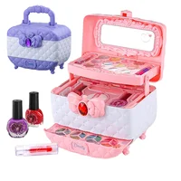 Children Girl Princess Makeup Cosmetics Game Box Makeup Toys Set Lipstick Eyeshadow Safe Children Non Toxic Toy Birthday Present 1