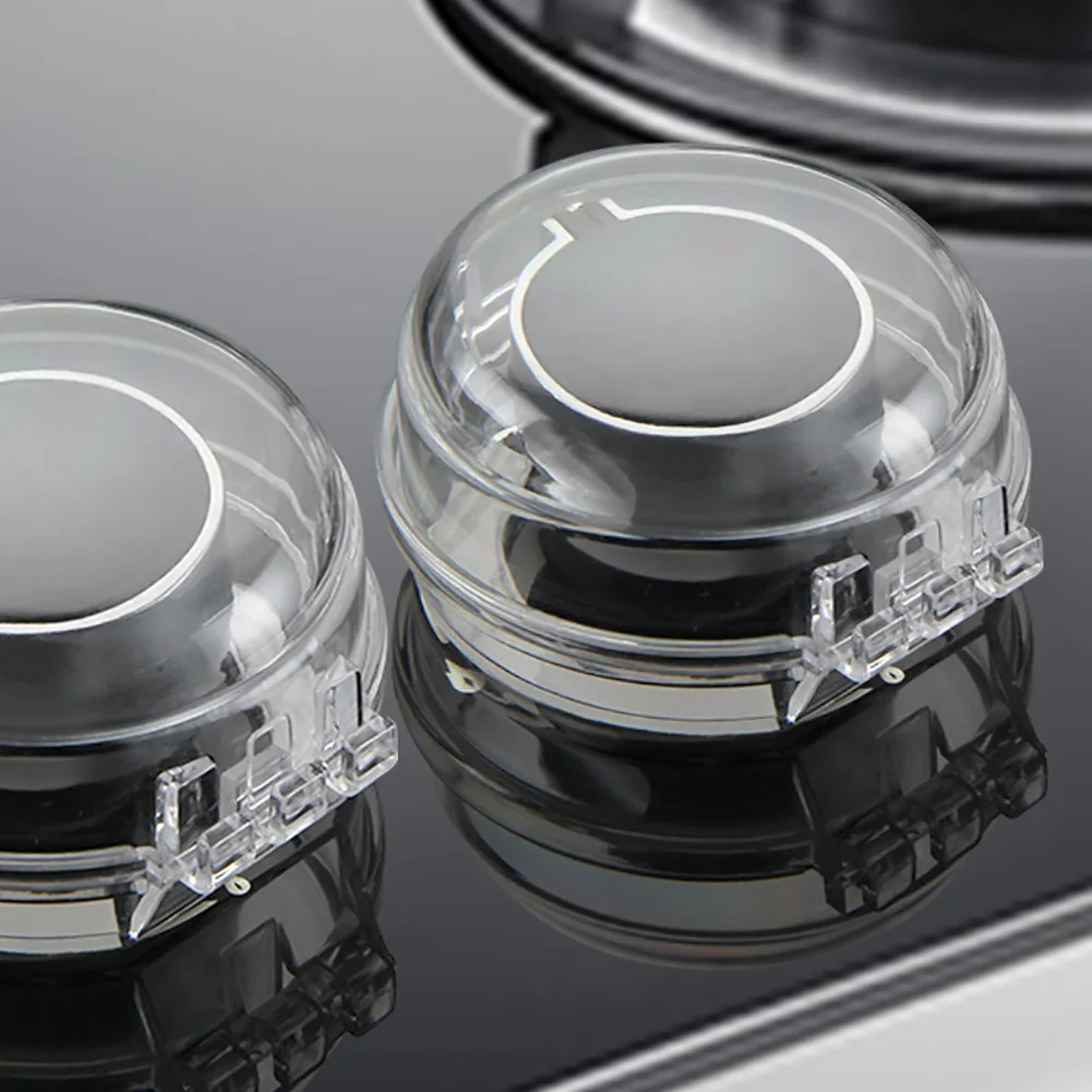 Stove Protector Cover 2/4PCS Children Gas Stove Cover Protector Baby Care Tools Kitchen Safety Locks Kids Security Protection Stove Knob Cover Locks
