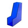 Iridescent Colorful Acrylic folder file holder Transparent Ins-Style desk basket shelf frame storage box paper shelf 4