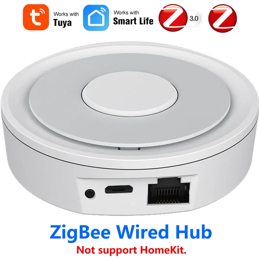 Tuya Smart Life ZigBee Gateway Hub - Wireless/Wired Smart Home Control Bridge