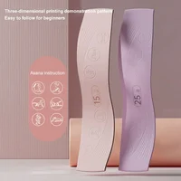 Silicone Resistance Bands with 4 Resistance Levels Workout Stretch Bands for Strength Training for Home Gym Yoga