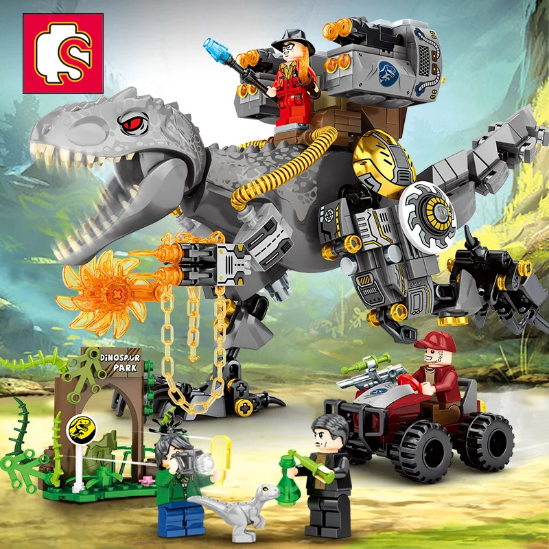 Jungle-Adventure-Blocks-Reloading-Tyrannosaurus-Rex-Puzzle-Assembled ...