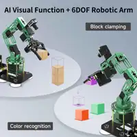 Raspberry Pi 5 Robotic Arm Kit with HD Camera and 6KG 15KG Metal Servo ROS Robot Open Source DIY Electronic Projects for Adults 2