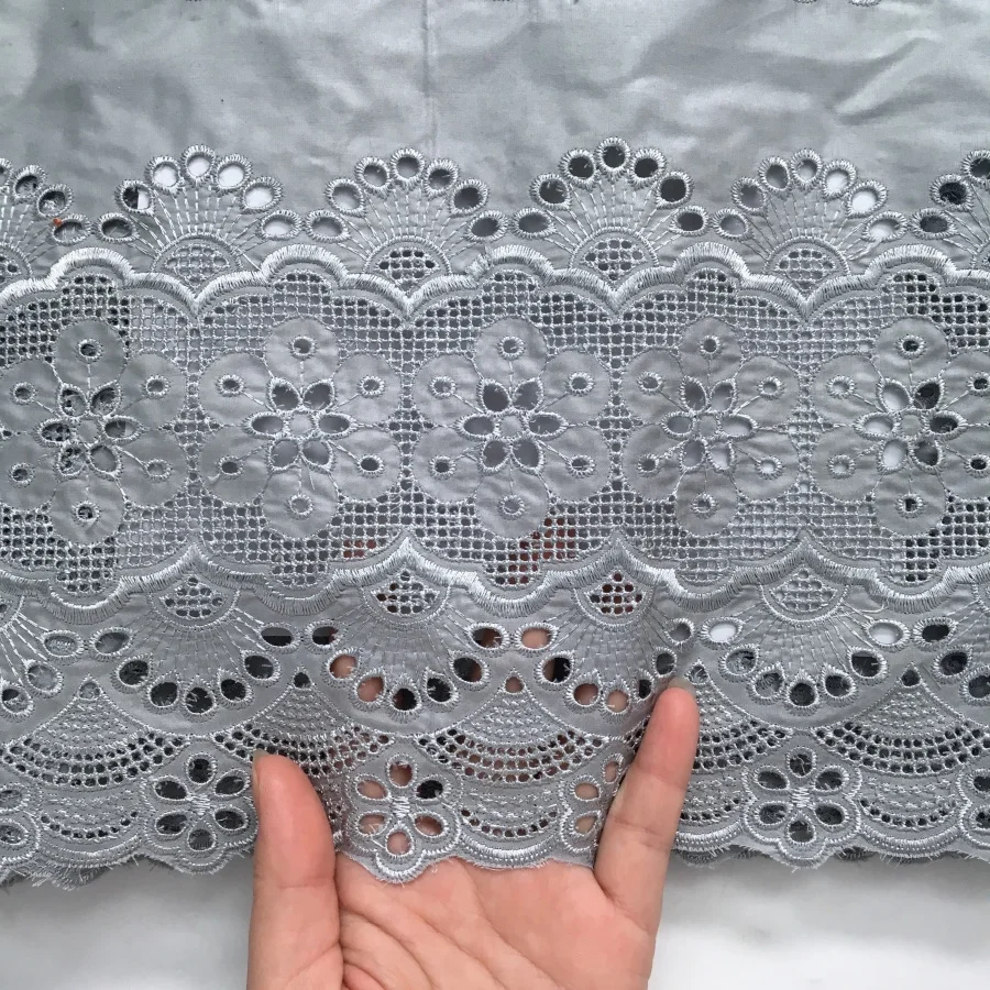 Blue Swiss Voile Lace Fabrics Blue Swiss Voile Lace Fabrics