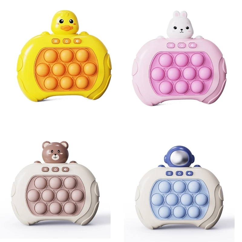 

Quick Push Game Handheld Console Toy Reaction Training PopPuzzle Travel Toy Decompressing Fidgets Pocket Toy Kids Favor