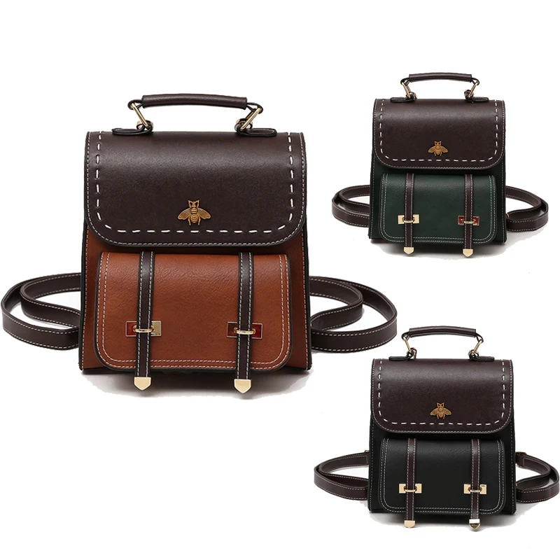 Bee leather backpack Clearance