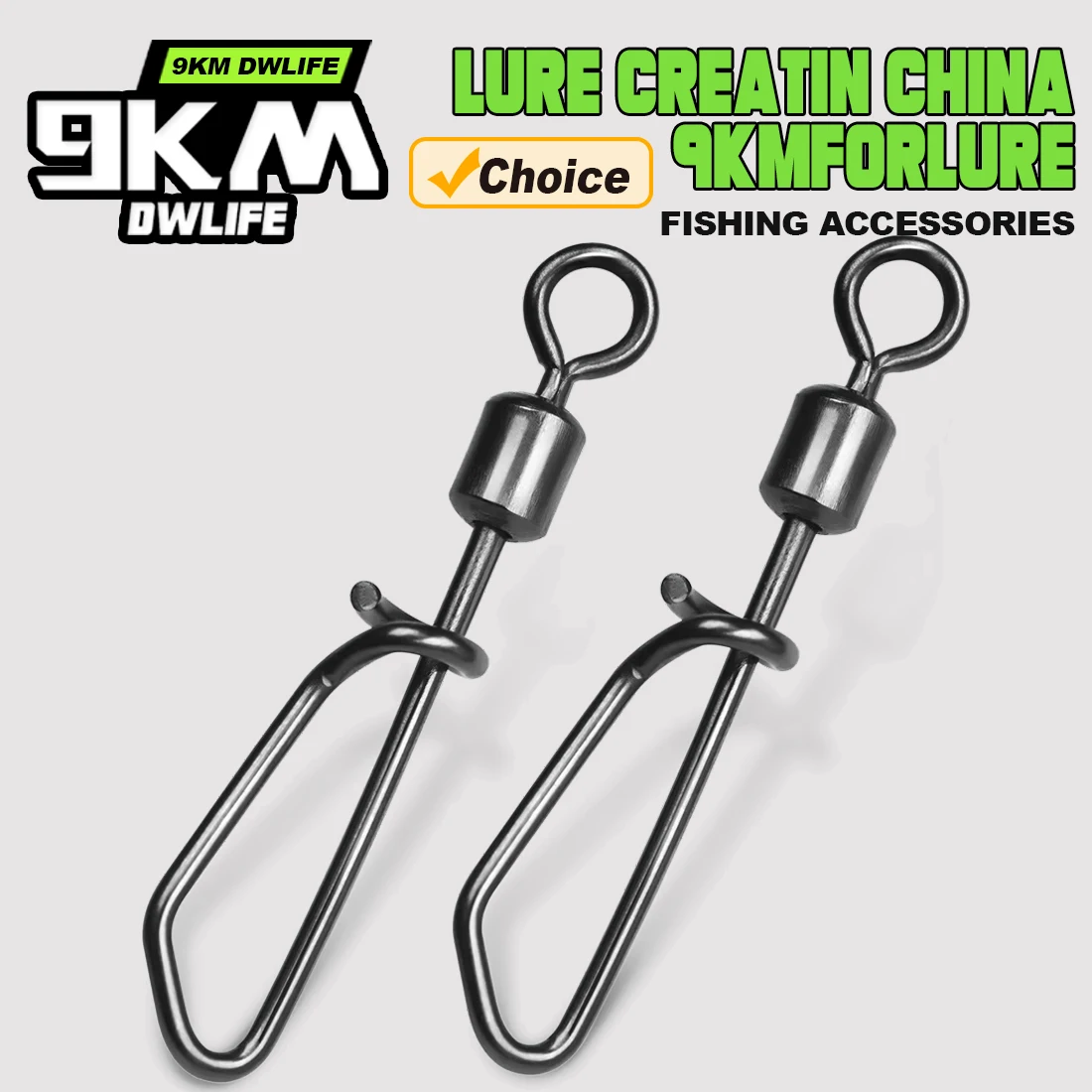 Lot de 25 à 100 émerillons pêche en mer avec agrafe coastlock en acier inoxydable résistant