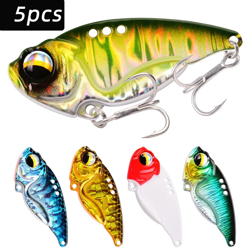 Lot De 5 Leurres Durs Bravefishmen - Crayon 8 Cm 9 G - Pour Bar, Brochet, Perche - Mer Et Rivière