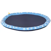 Piscine pliable pour chien, baignoire portable pour animaux de compagnie, piscine extérieure pour chiens et chats, grande piscine rafraîchissante facile à installer 4
