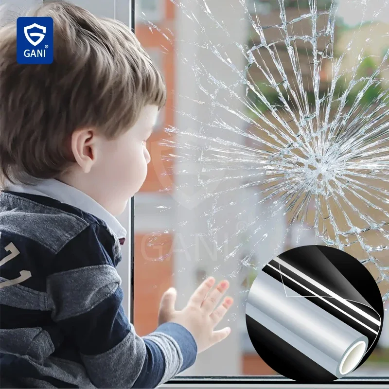Explosion-proof Window Film Furniture Home Decor Garden Security Safety Glass Film Tempered 2mil 4mil 8mil 12mil