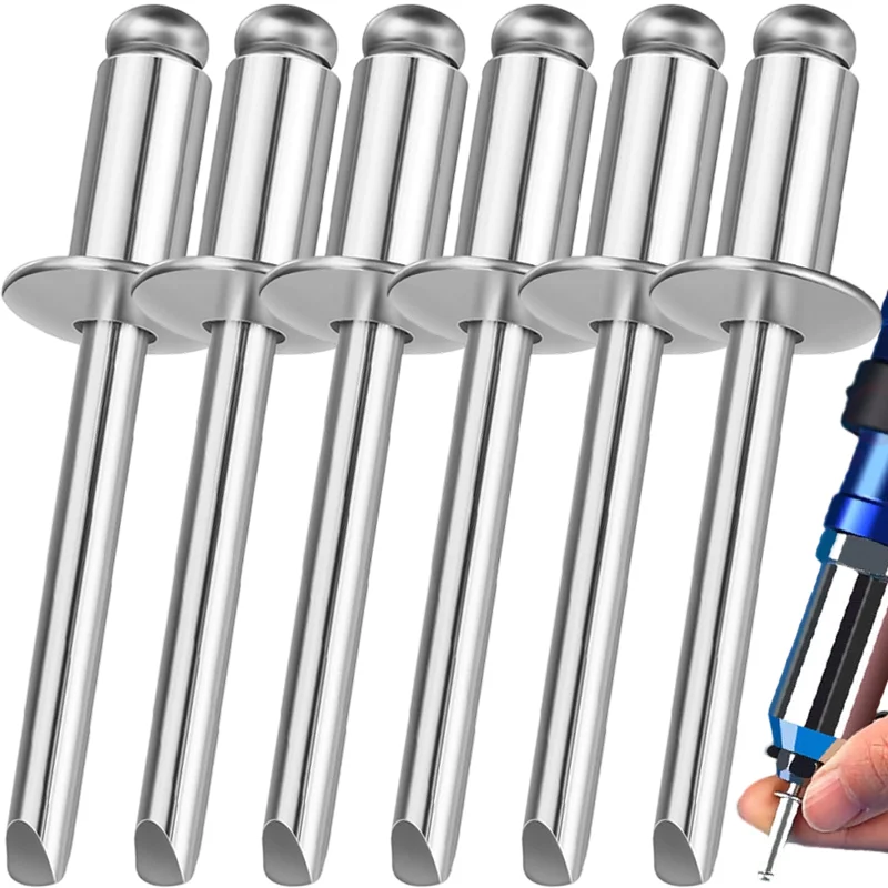 Dome Head Blind Rivets Aluminum Nail Pop Rivet DIY Duct Boat Rivets Decorating Fastener for Metal Furniture Hardware Tools Dome Head Blind Rivets Aluminum Nail Pop Rivet DIY Duct Boat Rivets Decorating Fastener for Metal Furniture Hardware Tools