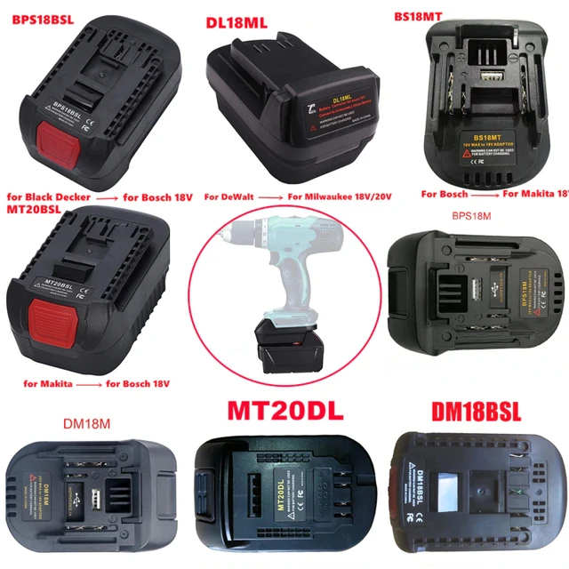 Adapter (adapter) For Battery Milwaukee M18-to Tool Einhell 18v - Power  Tool Accessories - AliExpress