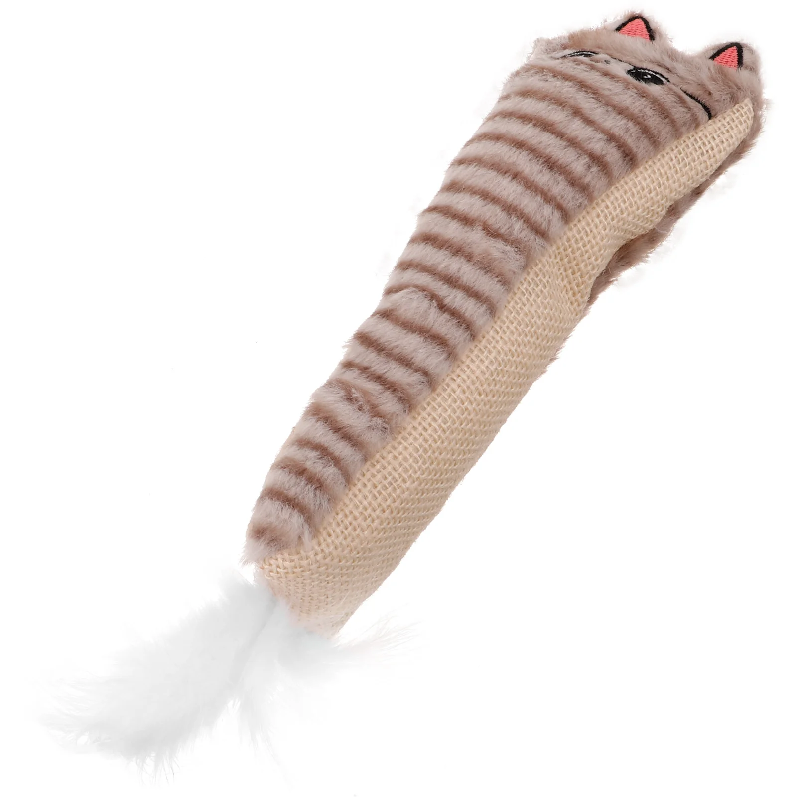 

Plush Catnip Toy Catnip Filled Cartoon Mice Cat Teething Chew Toy with Crinkle Paper