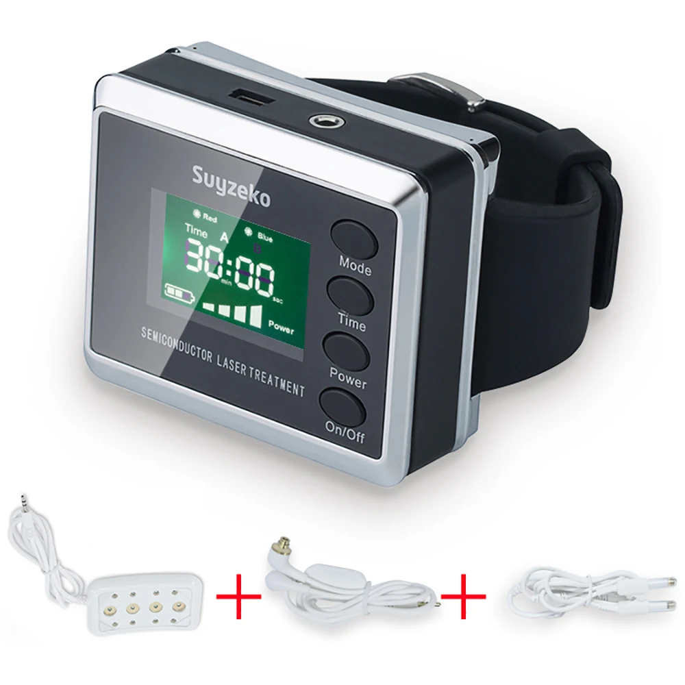 

2018 Hot selling wrist watch lllt laser treatment device diabetes instrument