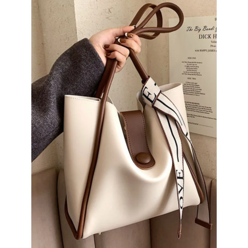 Bag Large Capacity Shoulder Women's Style Texture Handbags For Women Casual High-Quality Messenger Versatile Luxury Crossbody