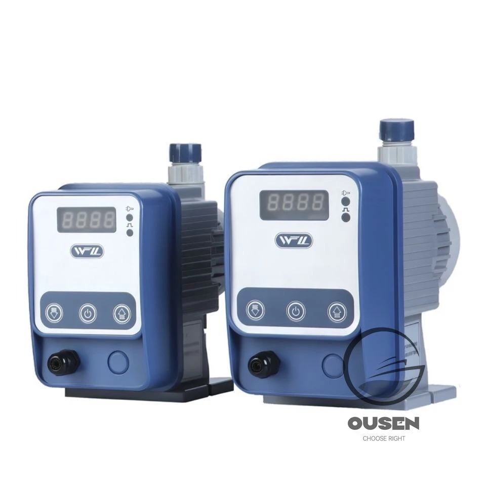 6lph 9lph 5bar Acid Chlorine Chemical Dosing Pump Electronic Metering Pump For Swimming Pool