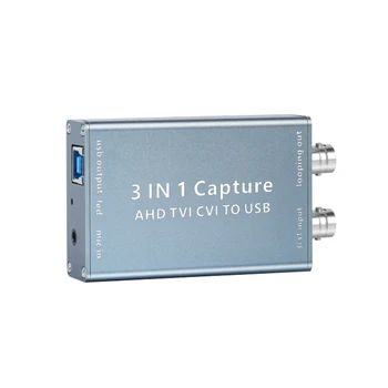 Scheda di acquisizione video AHD TVI CVI a USB 2.0 1080P 60fps HD per streaming live e registrazione video TVI CVI