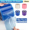 1200Pcs/roll Disposable Tattoo Barrier Film Dental Protect Tape Tattoo Clear Wrap Covers Plastic Anti-fouling Film Adhesive Band 1