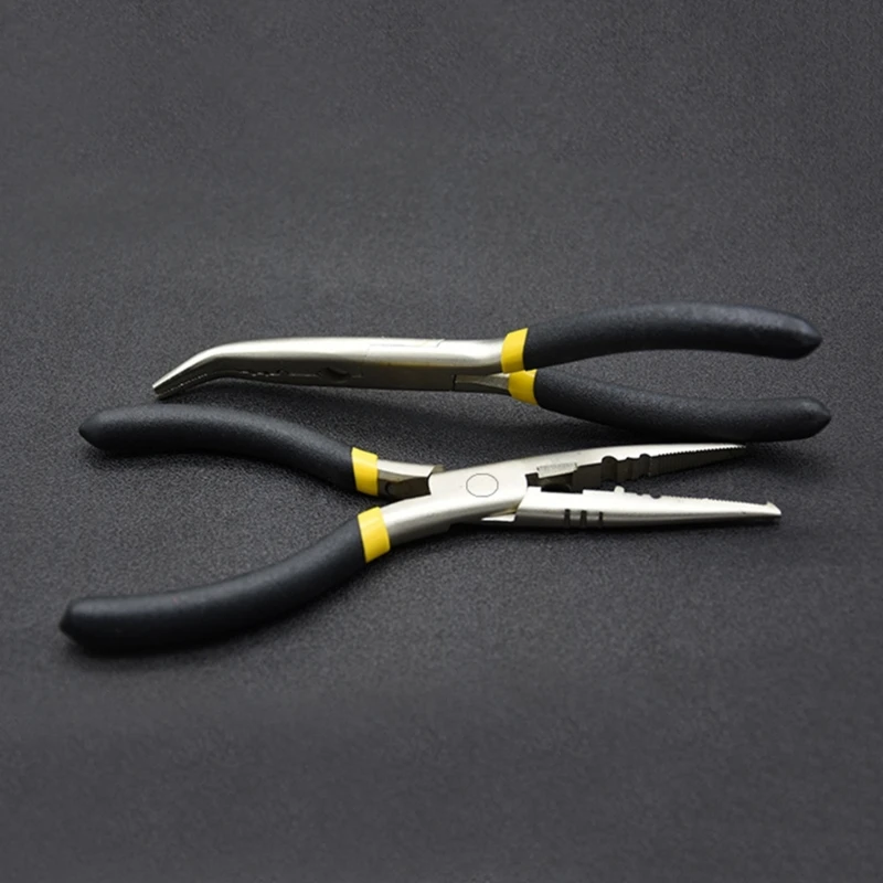 New fishing 6” Bent Needle Nose pliers for Fishing Fresh & Salt Water