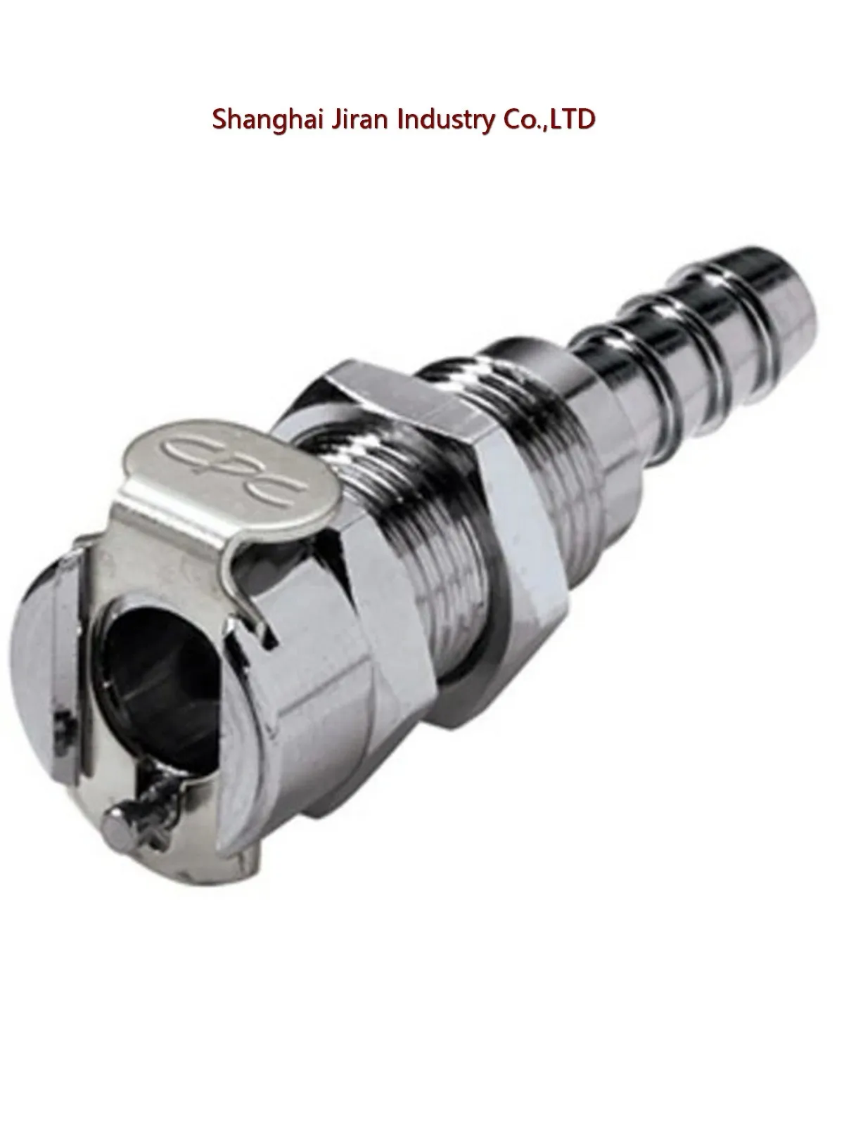 

CPC MCD1602 Valved Panel Mount Hose Barb Coupling Body 1/8 ID Barb