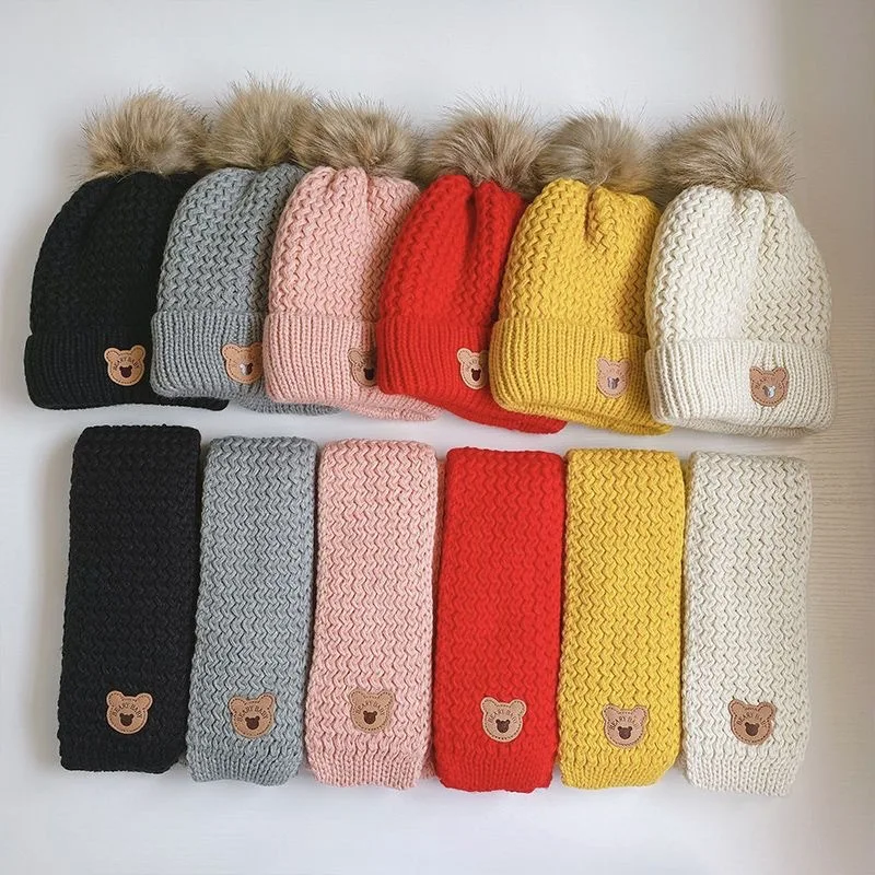 Kids Winter Hat, Scarf & Gloves Set 3