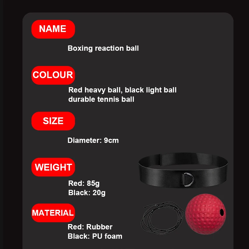 Boxing Ball Punching Ball Speed Reaction Training Home Fitness Exercise Boxing Equipment Gym Exercise Accessories