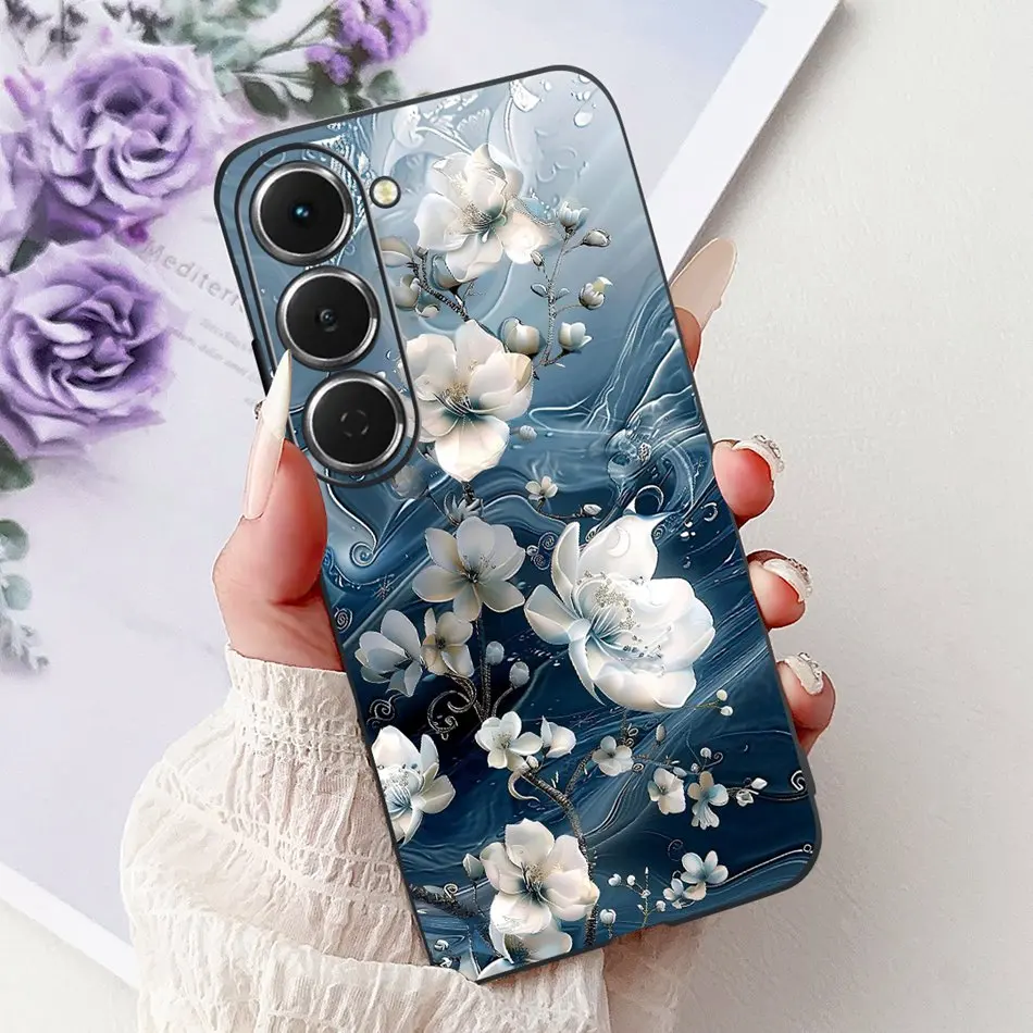 Elegant Floral Butterfly Phone Case - Soft Silicone TPU Cover